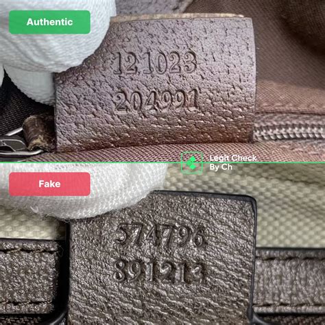 check real authentic gucci bag serial number